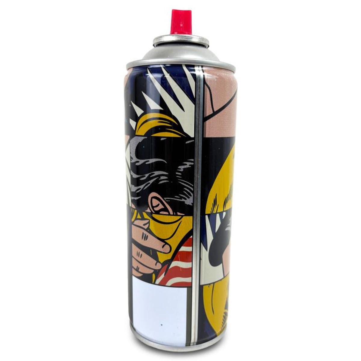Mr Brainwash, "Frankenstein - WHITE" Hand Painted Limited Edition Spray Can, Numbered with Certificate of Authenticity.