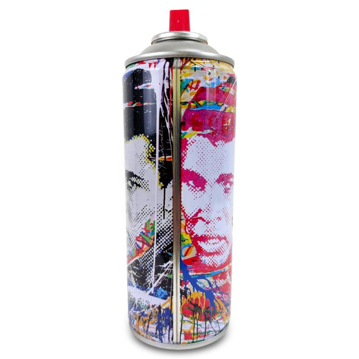 Mr Brainwash, "Champ - YELLOW" Hand Painted Limited Edition Spray Can, Numbered with Certificate of Authenticity.