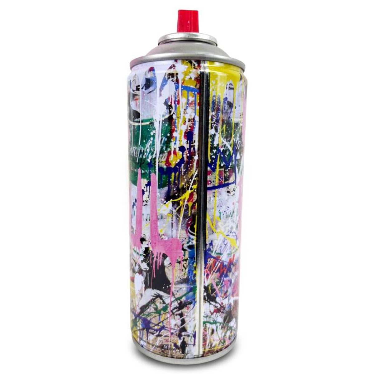 Mr Brainwash, "Gold Rush - PINK" Hand Painted Limited Edition Spray Can, Numbered with Certificate of Authenticity.